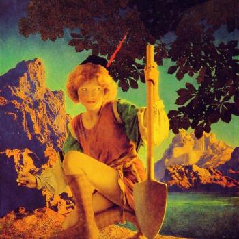 Maxfield Parrish : Jack and the Beanstalk